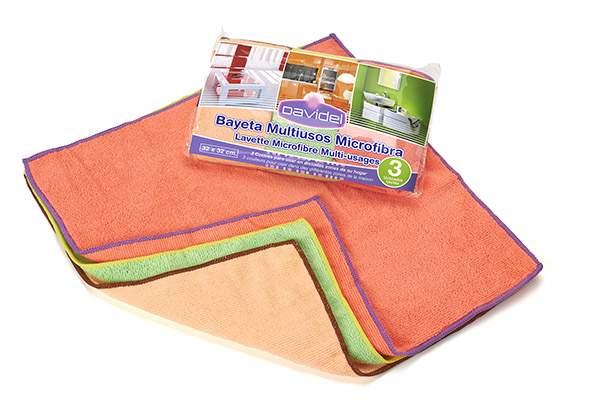 Ref. 930 - 3 Bayetas multiuso microfibra